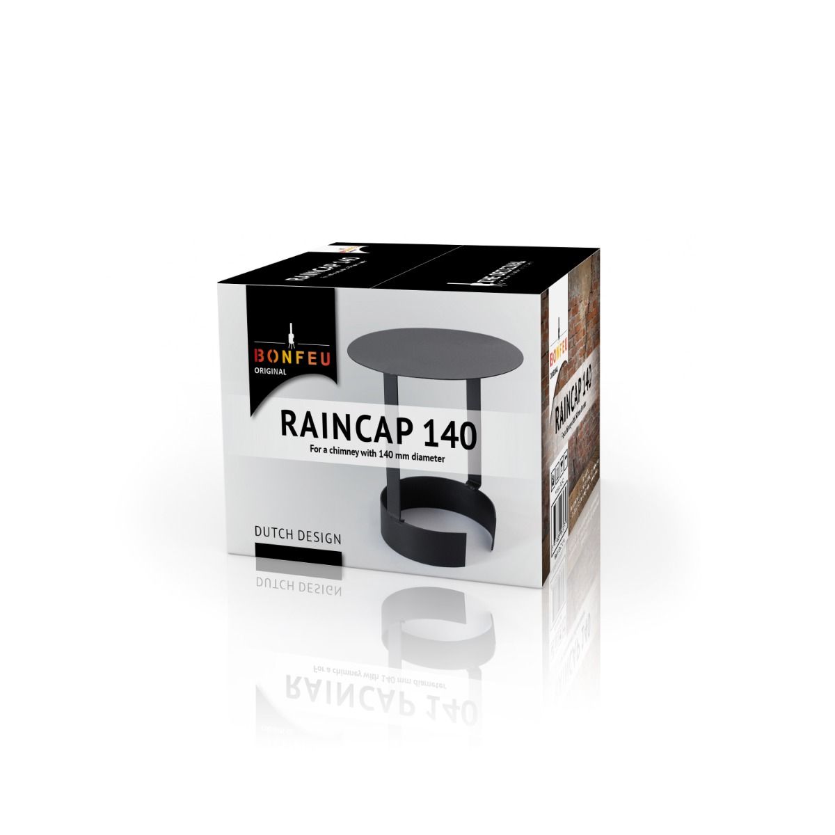 BonFeu capucha para la lluvia 140 Negro (Ø14)