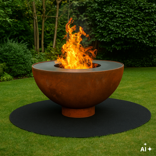 HEAT Gystad Cesta de fuego con Plancha Ø60 cm