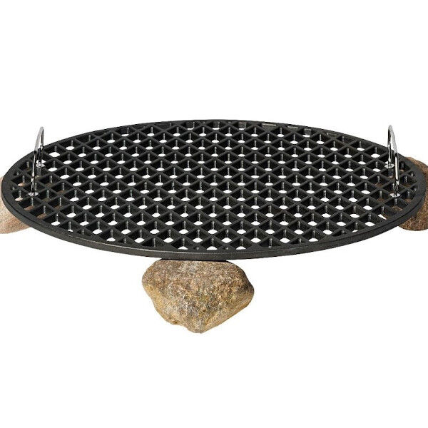 Bon Fire Parrilla de hierro fundido para barbacoa redonda 54cm