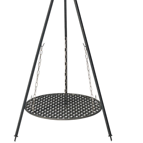Bon Fire Parrilla de hierro fundido para barbacoa redonda 54cm