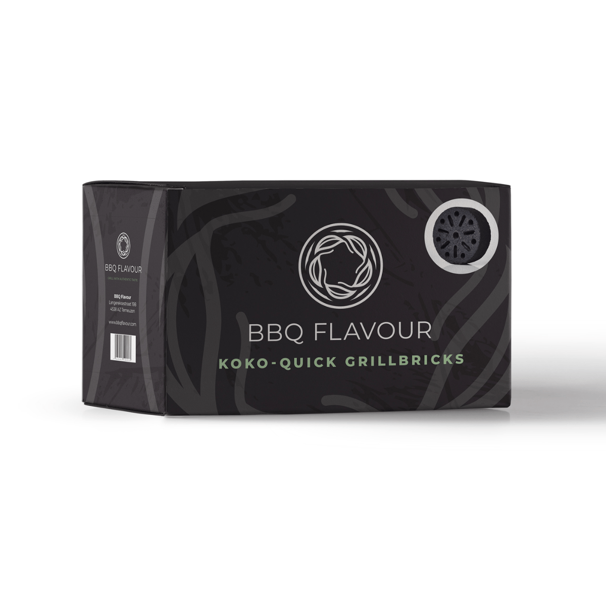 Briquetas de coco (4 unidades) BBQ Flavour