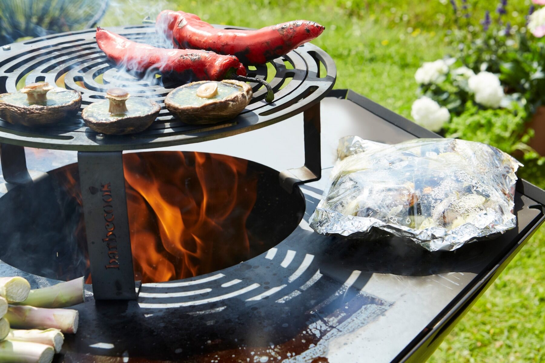 Barbecook Dinámico Centro estado en maenor cuadrícula Ø 36 cm para Nestor