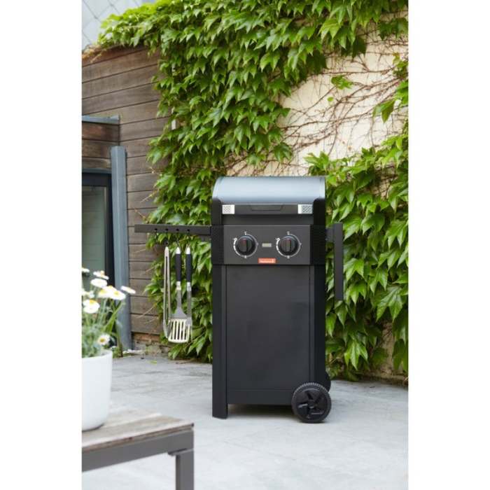 Barbecook E-Luca Barbacoa Eléctrica con Mesas Laterales