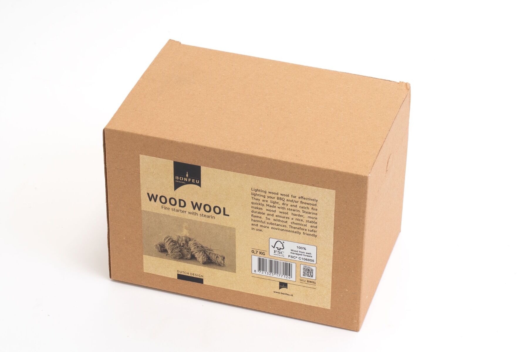 BonFeu Virutas de Madera para Encender 0,7 kg - 60 piezas BonFeu Virutas de Madera para Encender 0,7 kg - 60 piezas