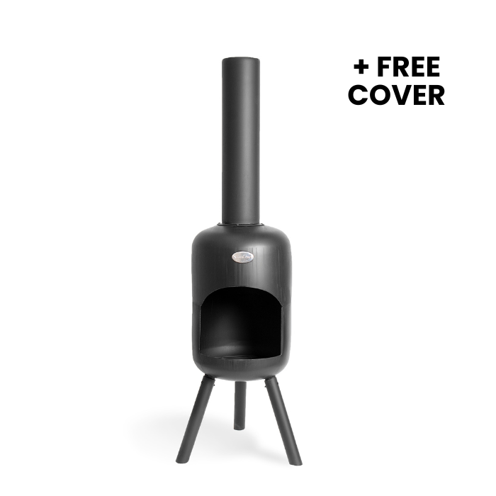 BonFeu BonBini Negro Chimenea Exterior BonFeu BonBini Negro Chimenea Exterior