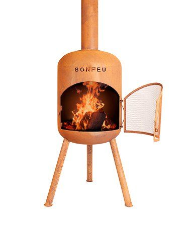 BonFeu BonBono chimenea de jardín Óxido