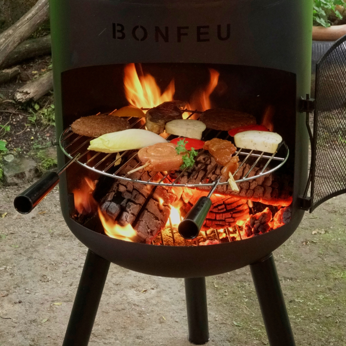 BonFeu BonBono Negro Chimenea Exterior BonFeu BonBono Negro Chimenea Exterior
