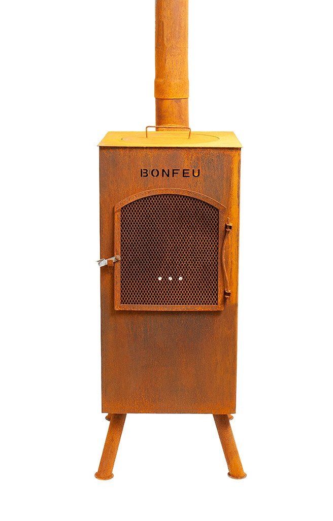 BonFeu BonCarré QLP chimenea de jardín Corten