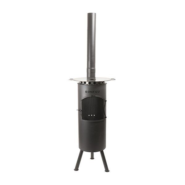 BonFeu BonGiano LP Negro Chimenea Exterior