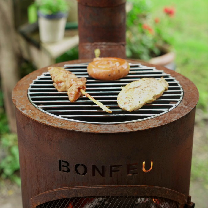 BonFeu BonGiano LP Corten Chimenea exterior 