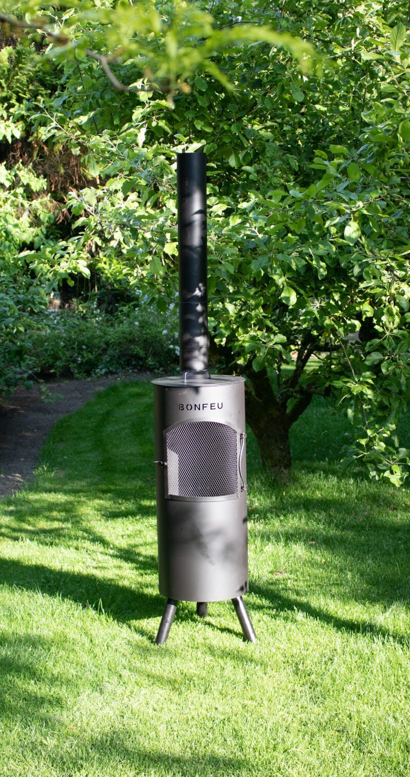 BonFeu BonGiano LP Negro chimenea de jardín