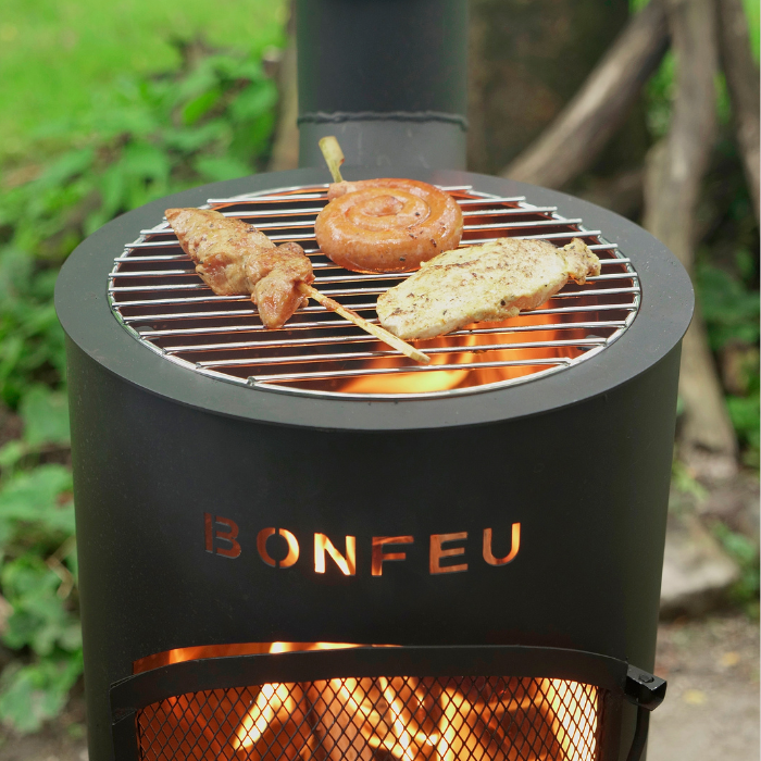 BonFeu BonGiano SP Negra Chimenea Exterior