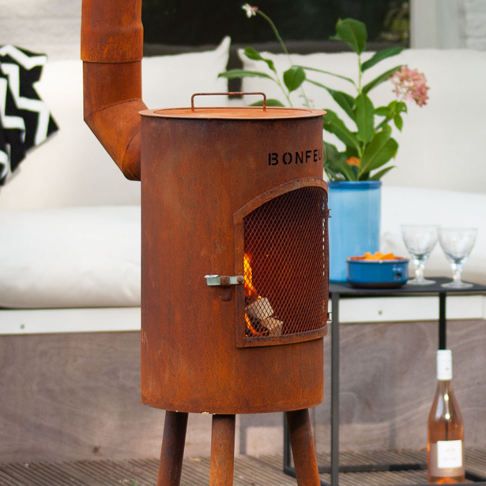 BonFeu BonGiano SP Corten Chimenea Exterior