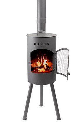 BonFeu BonGiano SP Negro chimenea de jardín