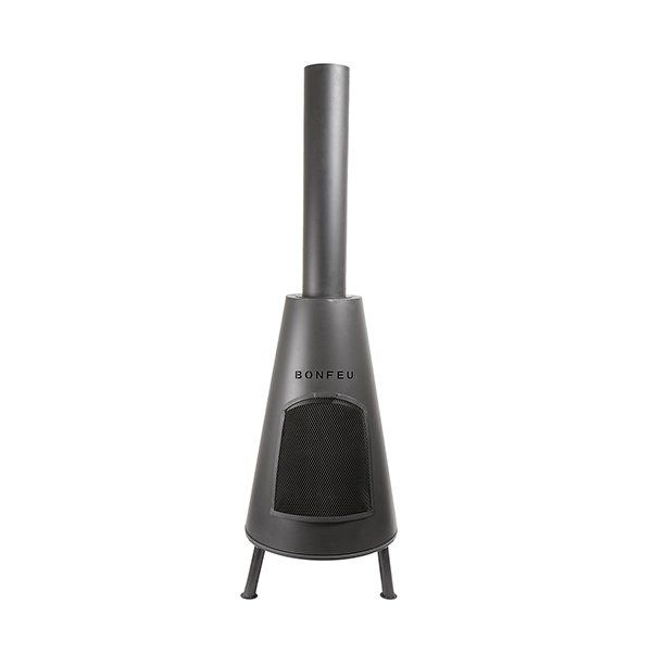BonFeu BonPyra Negro chimenea de jardín