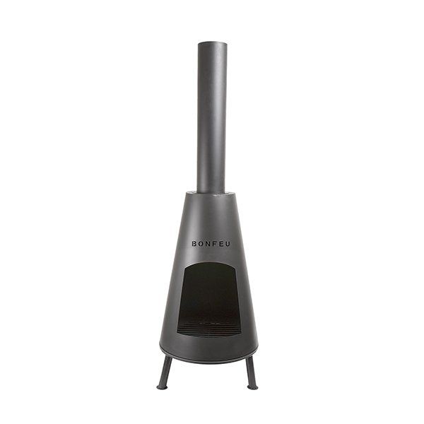 BonFeu BonPyra Negro chimenea de jardín