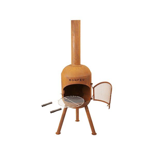 BonFeu BonBono chimenea de jardín Óxido