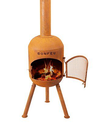 BonFeu BonSolo chimenea de jardín Óxido