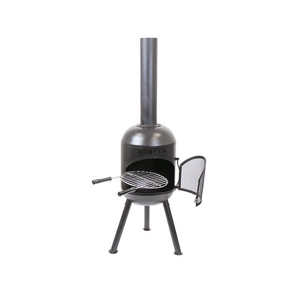Bonfeu BonSolo Negro chimenea de jardín