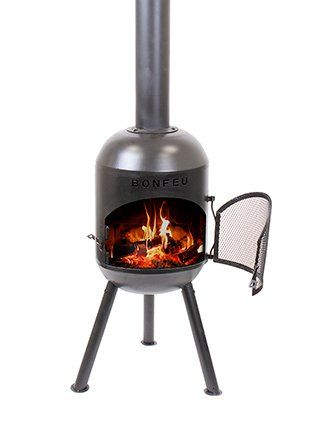 Bonfeu BonSolo Negro chimenea de jardín