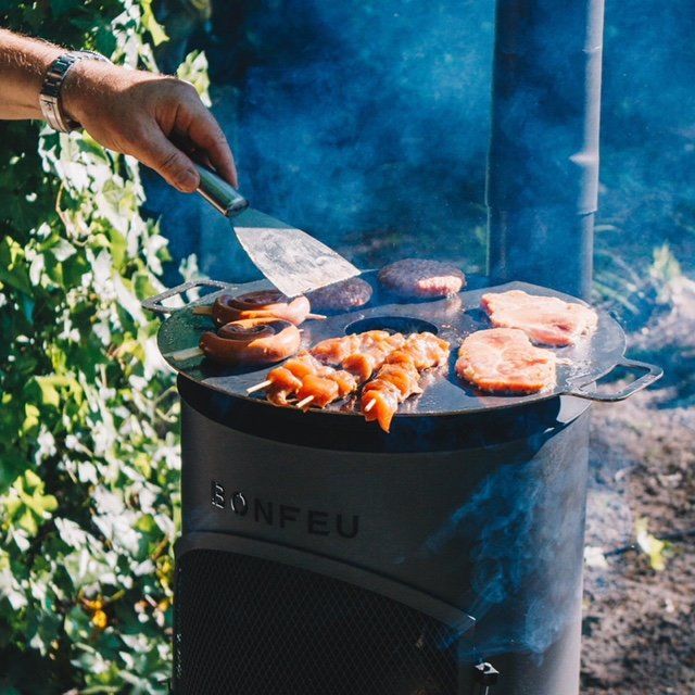 BonFeu Bontino LP Negro chimenea de jardín