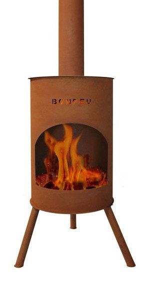 BonFeu BonTon 60 Corten Chimenea exterior