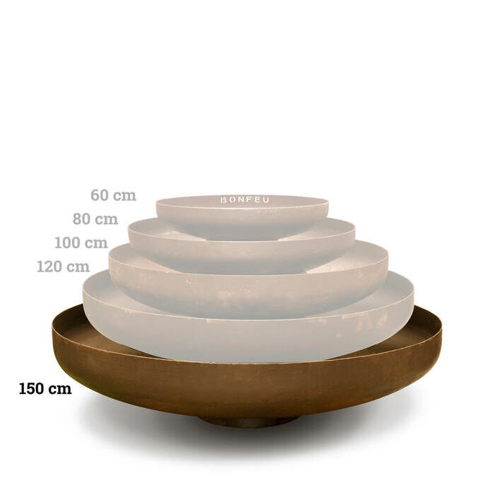 BonFeu Cuenco de fuego acero corten Ø150 cm