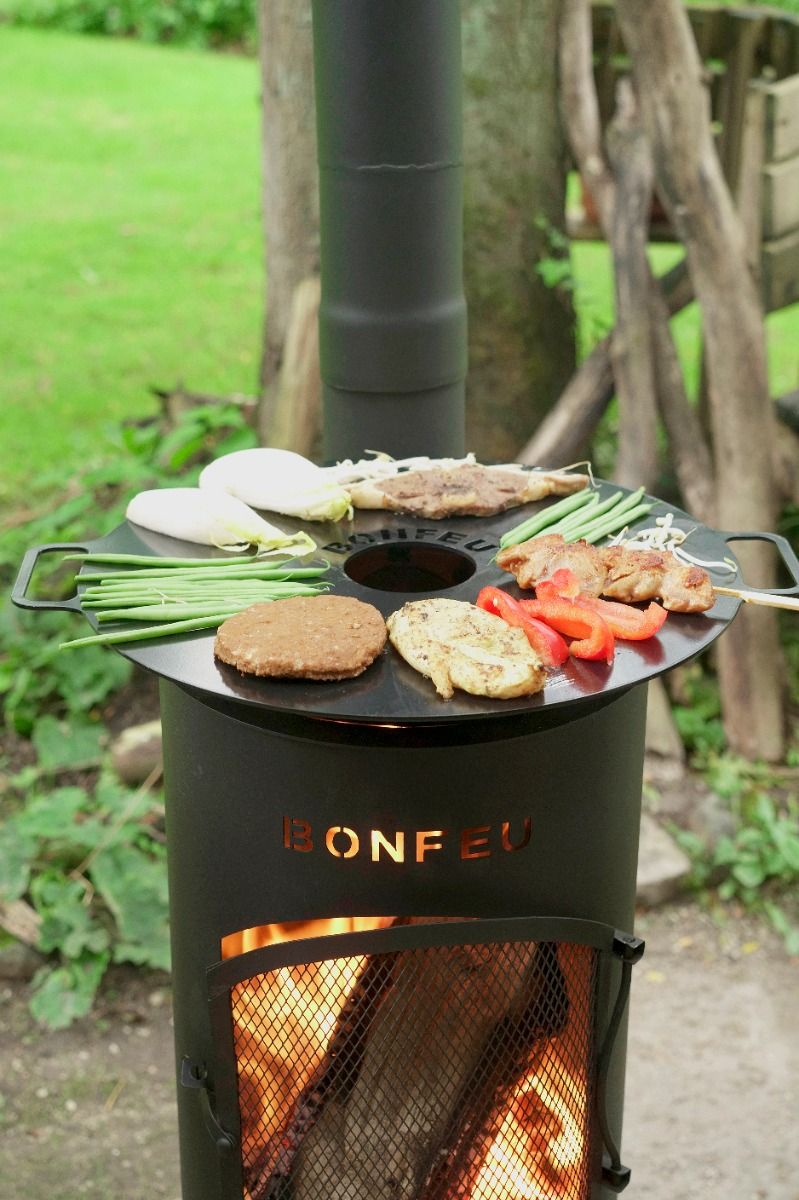 BonFeu BonGiano SP Negro chimenea de jardín