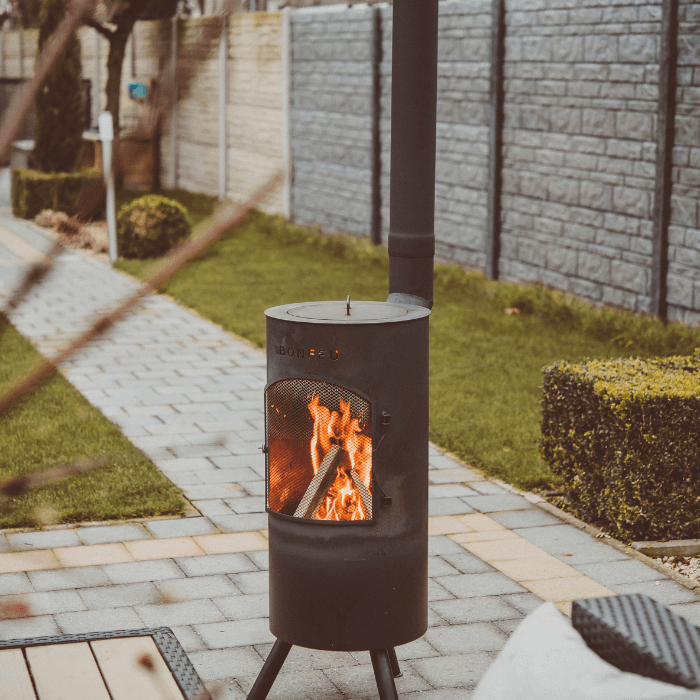 BonFeu Bontino LP Negro Chimenea Exterior