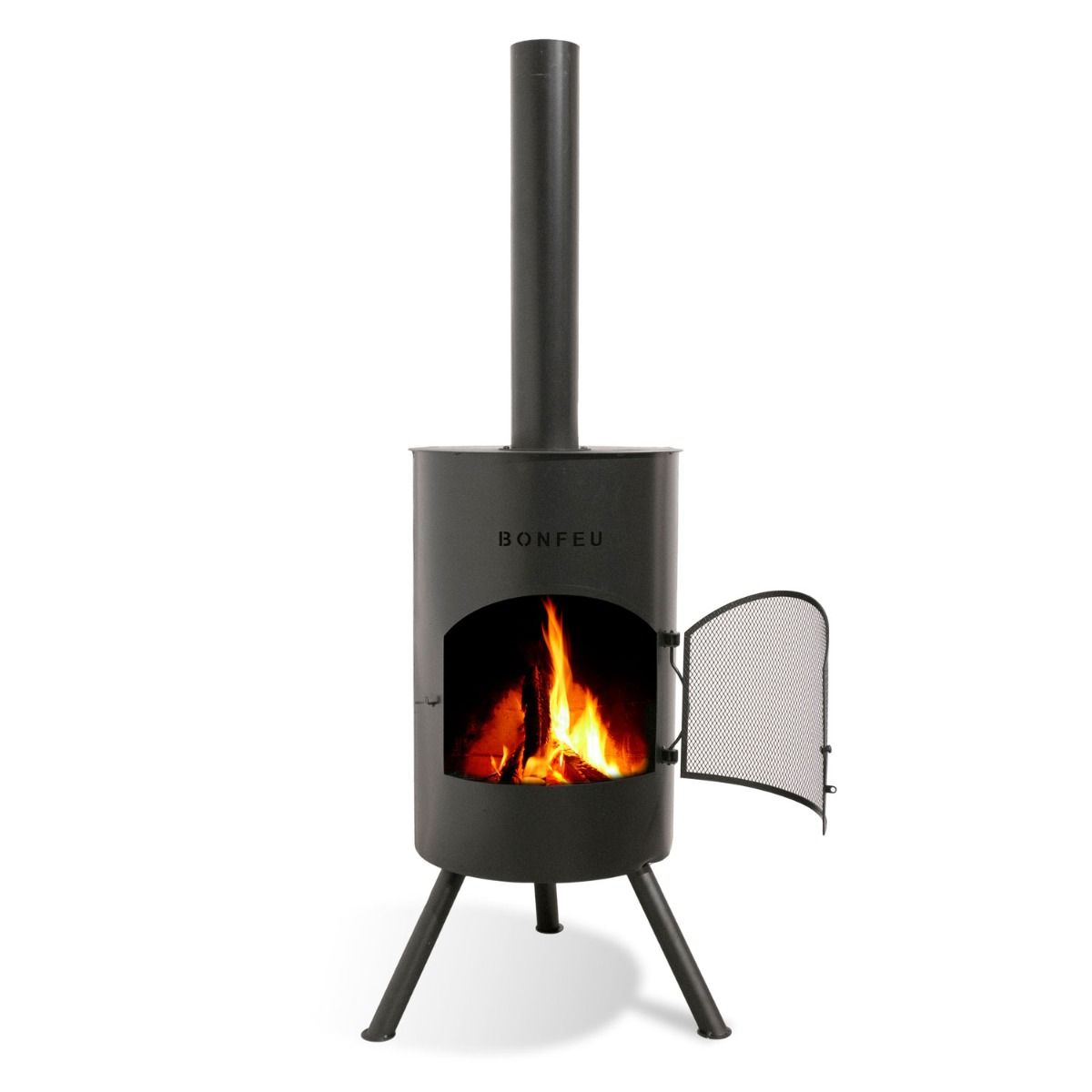 BonFeu BonTon 40 Negro chimenea de jardín