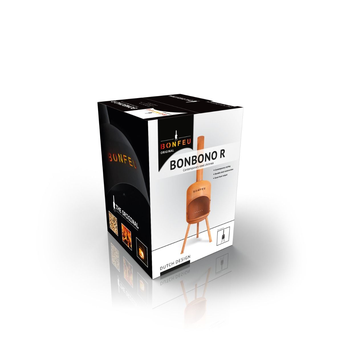 BonFeu BonBono chimenea de jardín Óxido