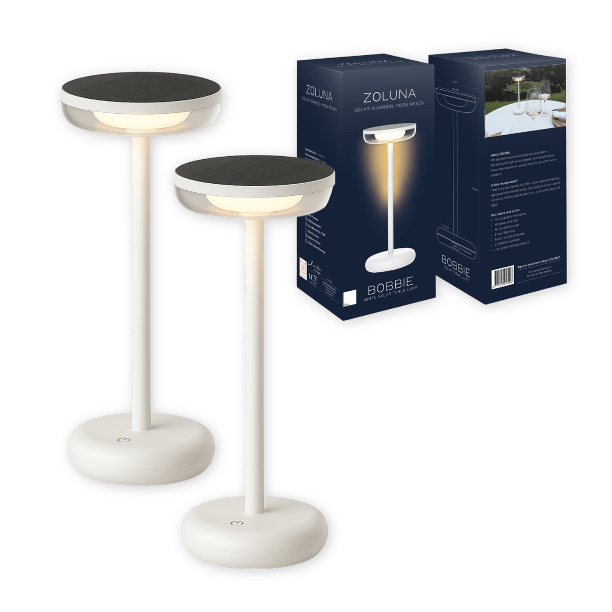 Pack ahorro ZOLUNA 2x Bobbie blanca