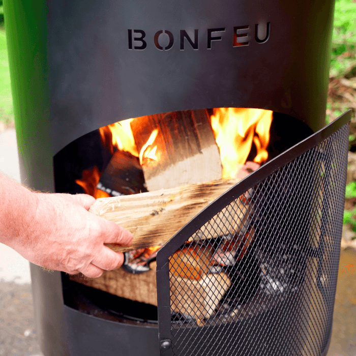 BonFeu BonTon 50 Negro Chimenea Exterior