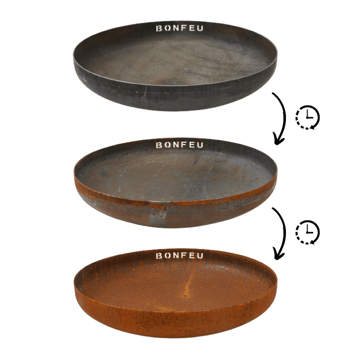 BonFeu Cuenco de fuego acero corten Ø60 cm