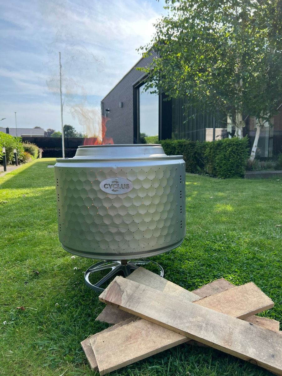 Cyclus Ecodrum Brasero Circular Acero inoxidable