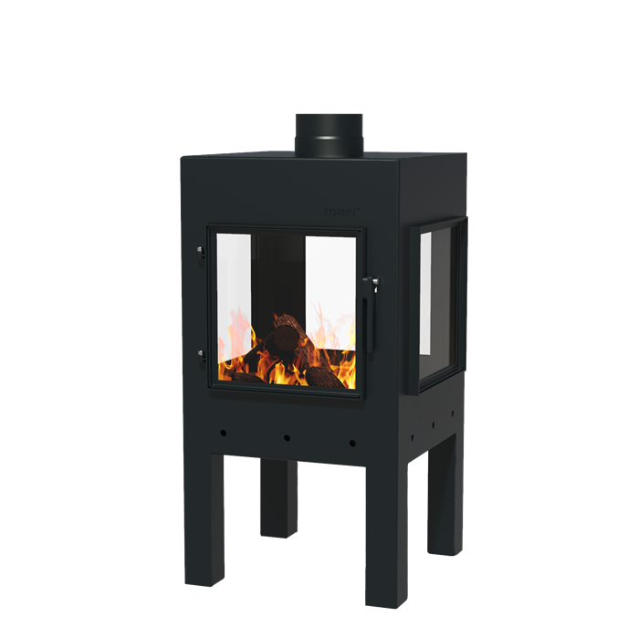 FORNO Chimenea exterior Digna XL Negro