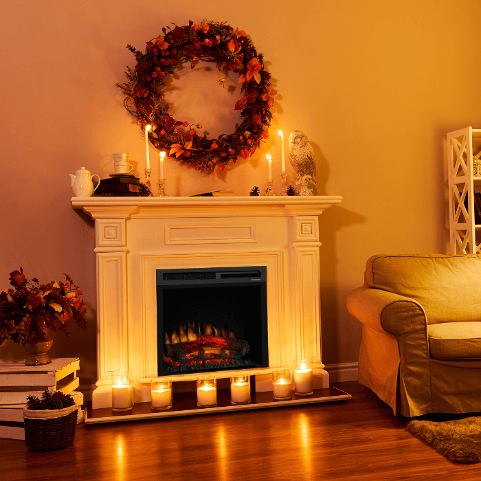 Chimenea eléctrica empotrable Firebox XHD 23 Optiflame Dimplex