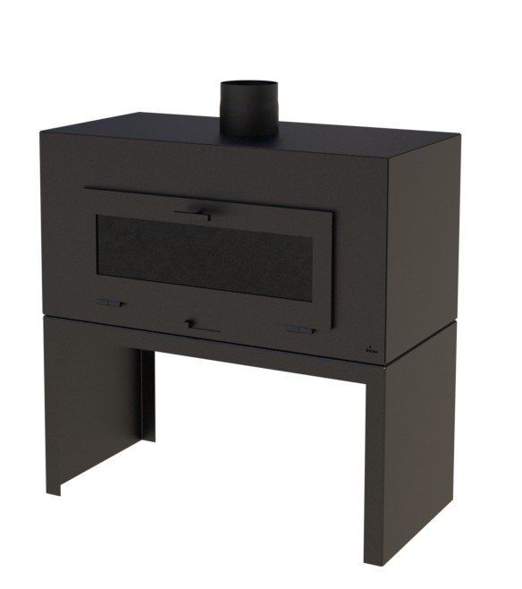 FORNO Chimenea exterior Enok Negro
