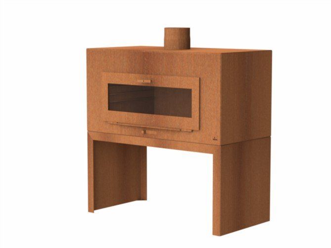 FORNO Chimenea exterior Enok Acero Corten