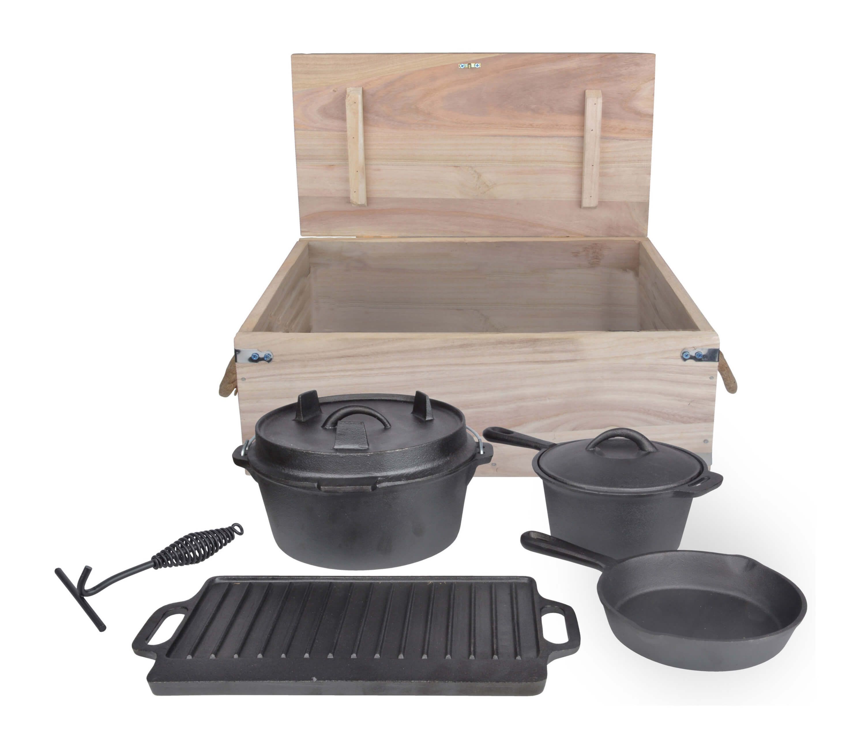 Esschert Set de Cocina para Hogueras (7 piezas)