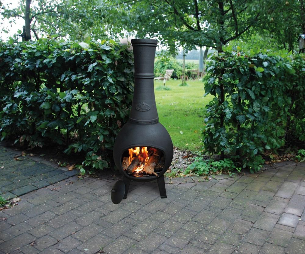 Esschert Chimenea de jardin de Hierro Fundido Small Esschert Chimenea de jardin de Hierro Fundido Small