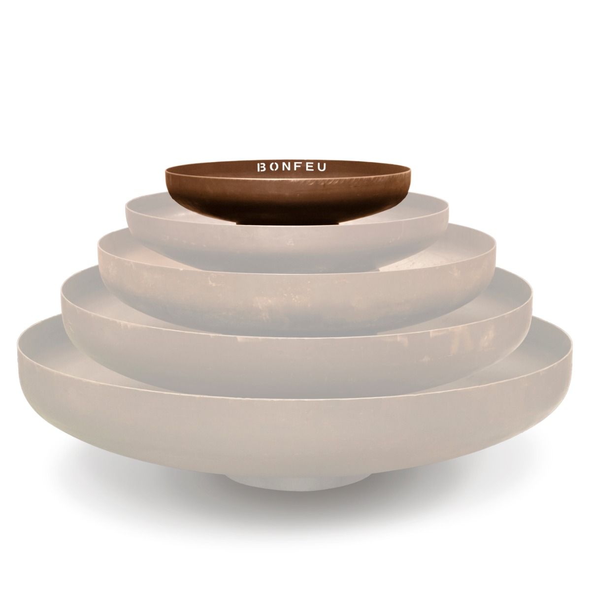 Cuenco de fuego BonFeu Ø 60 cm acero corten