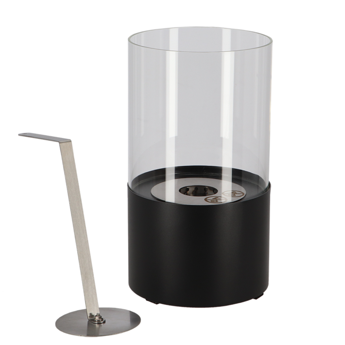 Esschert Bioethanol Chimenea de Mesa Negro Redonda