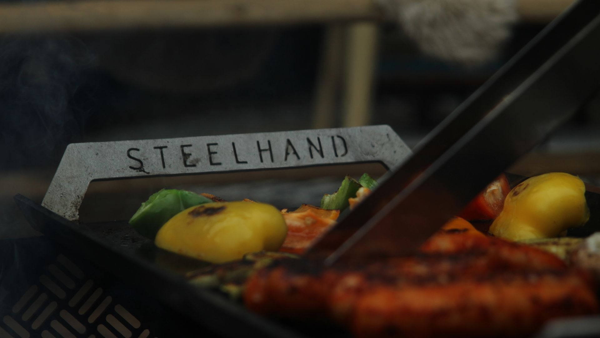 Steelhand Placa de parrilla V-Pit