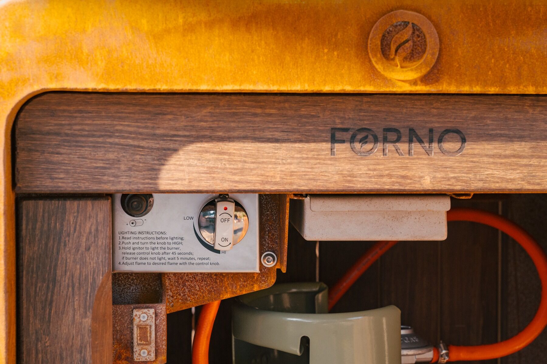 FORNO Barbacoa de Gas SEARE Halo Piezo Ø100 cm 