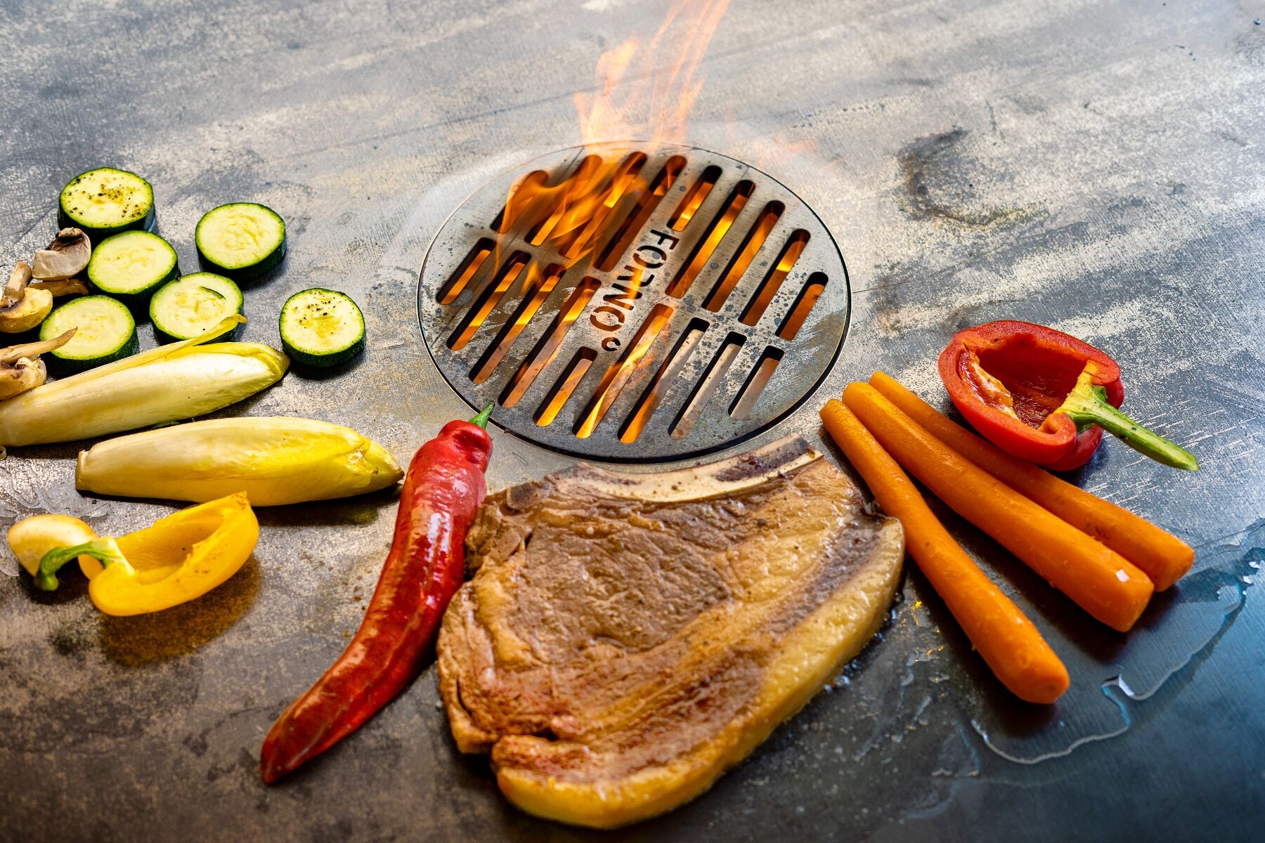 FORNO Barbacoa de Gas SEARE Halo Piezo Ø100 cm 