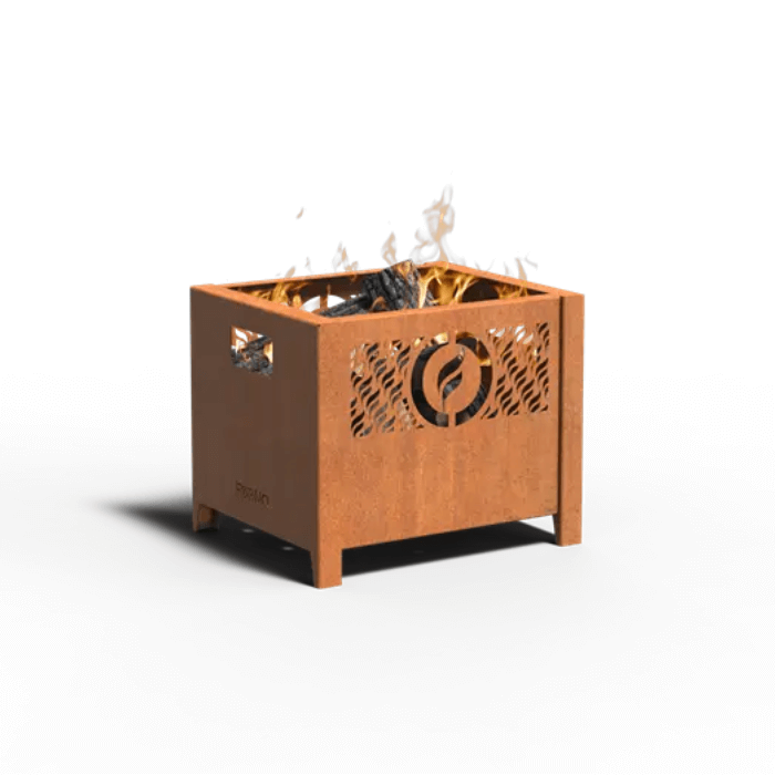 Cesta de fuego Fire Crate acero corten FORNO