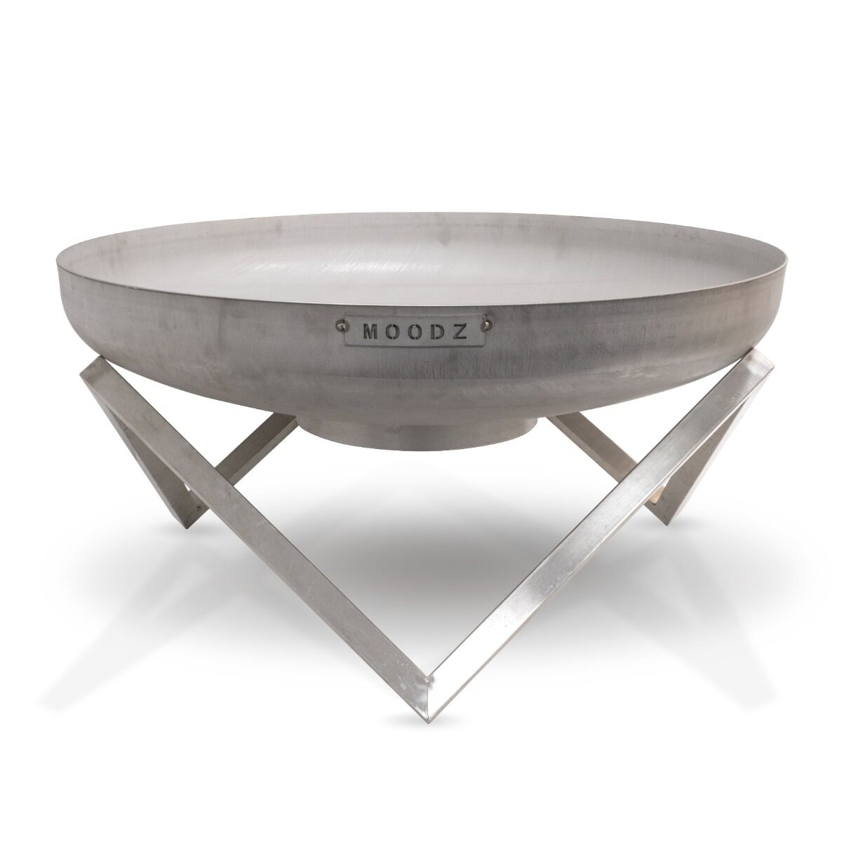Pebetero de leña 80 cm acero inoxidable MOODZ