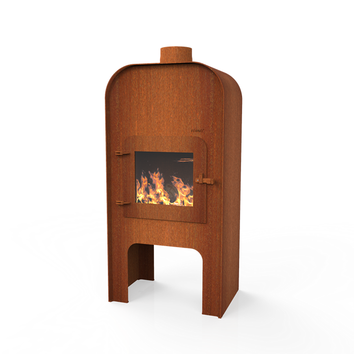 FORNO Chimenea exterior Gap Acero Corten