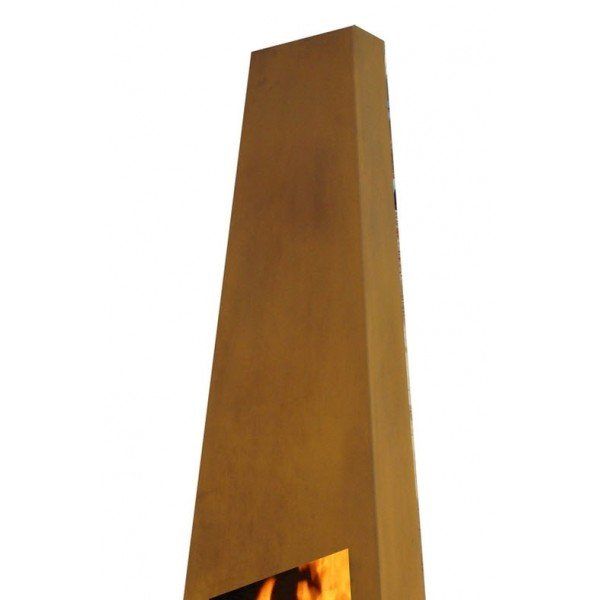 GardenMaxX Chingo XL Corten chimenea exterior